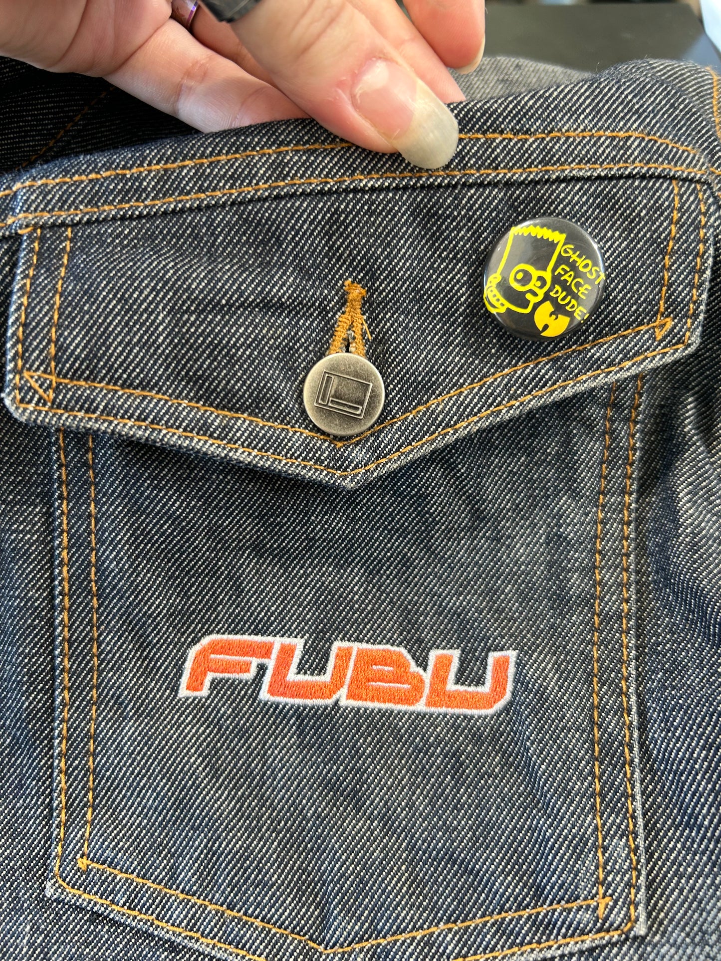 Retro Fubu Denim, Fleece Lined, Unisex Jacket