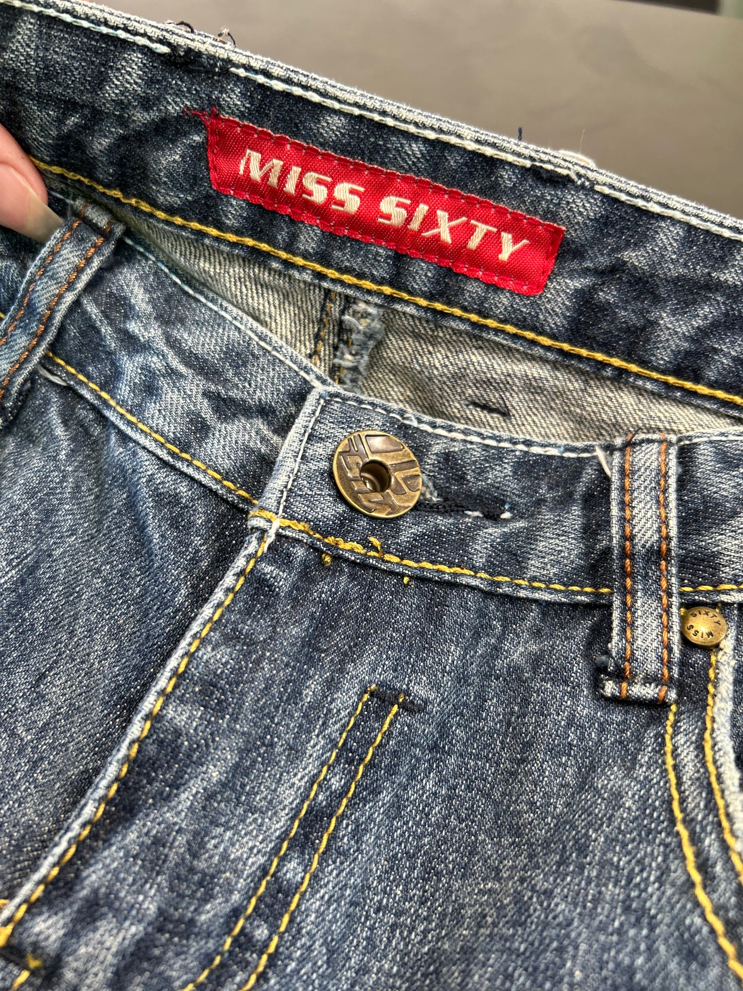 Miss Sixty Low Rise Embellished & Embroidered Jeans