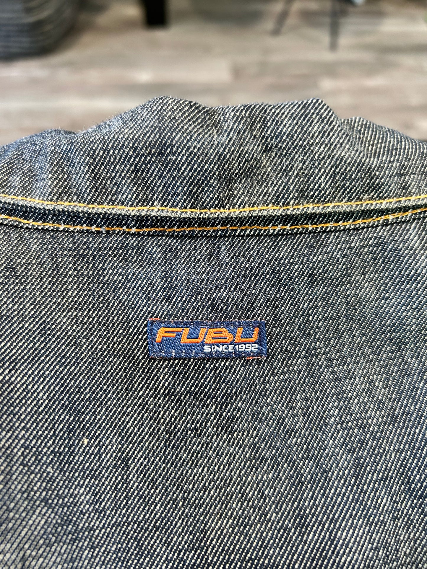 Retro Fubu Denim, Fleece Lined, Unisex Jacket