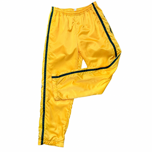 Unisex Green & Gold, Weightlifting Sports Pants